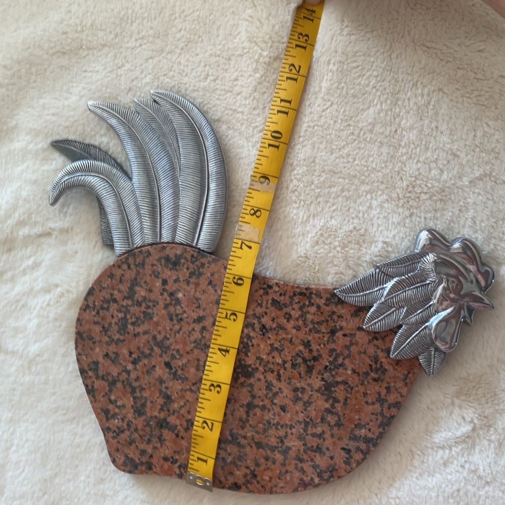 Lenox Vintage En Provence Rooster Cheeseboard with Knife $8 - Picture 3 of 5